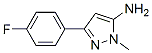 5-(4-Fluoro-phenyl)-1-methyl-2-1H-pyrazol-5-ylamine Structure,126417-81-0Structure