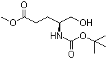 (S)-4-[[(叔丁氧基)羰基]氨基]-5-羥基戊酸甲酯結(jié)構(gòu)式_126587-35-7結(jié)構(gòu)式