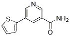 5-(Thiophen-2-yl)pyridine-3-carboxamide Structure,1265919-10-5Structure