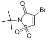 4-Bromo-2-tert-butyl-1,1-dioxo-1,2-dihydroisothiazol-3-one Structure,126623-65-2Structure