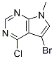 5-Bromo-4-chloro-7-methyl-7h-pyrrolo[2,3-d]pyrimidine Structure,1266343-30-9Structure