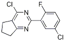 4-Chloro-2-(5-chloro-2-fluorophenyl)-6,7-dihydro-5h-cyclopenta[d]pyrimidine Structure,1266522-90-0Structure