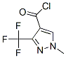 1-Methyl-3-(trifluoromethyl)-1H-pyrazole-4-carbonyl chloride Structure,126674-98-4Structure