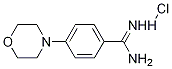 4-(Morpholin-4-yl)benzene-1-carboximidamide hydrochloride Structure,1267093-87-7Structure