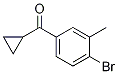 (4-Bromo-3-methylphenyl)(cyclopropyl)methanone Structure,1267167-02-1Structure