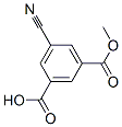 3-Cyano-5-(methoxycarbonyl)benzoic acid Structure,126739-90-0Structure