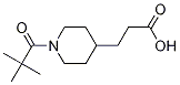 3-[1-(2,2-Dimethylpropanoyl)piperidin-4-yl]propanoic acid Structure,1267555-07-6Structure