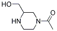 2-Piperazinemethanol, 4-acetyl-(9ci) Structure,126766-52-7Structure