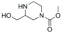 1-Piperazinecarboxylicacid,3-(hydroxymethyl)-,methylester(9ci) Structure,126766-56-1Structure