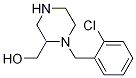 1-[(2-Chlorophenyl)methyl]-2-piperazinemethanol Structure,1267910-86-0Structure