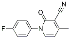 1-(4-Fluorophenyl)-4-methyl-2-oxo-1,2-dihydropyridine-3-carbonitrile Structure,1267968-10-4Structure