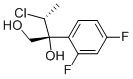 (2R,3r)-3-chloro-2-(2,4-difluoro-phenyl)-butane-1,2-diol Structure,126917-45-1Structure