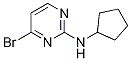 (4-Bromopyrimidin-2-yl)cyclopentylamine Structure,1269291-43-1Structure