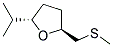 Furan, tetrahydro-2-(1-methylethyl)-5-[(methylthio)methyl]-, trans-(9ci) Structure,126946-07-4Structure
