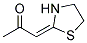 2-Propanone, 1-(2-thiazolidinylidene)-, (e)-(9ci) Structure,126979-03-1Structure