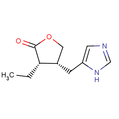 Pilocarpidine Structure,127-67-3Structure