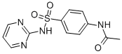 N-[4-(pyrimidin-2-ylsulfamoyl)phenyl]acetamide Structure,127-74-2Structure