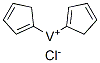 Bis(cyclopentadienyl)vanadium(III) chloride Structure,12701-79-0Structure