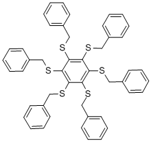 Hexakis(benzylthio)benzene Structure,127022-77-9Structure