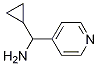 1-Cyclopropyl-1-(4-pyridyl)methylamine Structure,1270506-12-1Structure