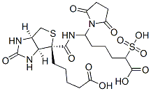 6-[[5-(六氫-2-氧代-1H-噻吩并[3,4-D]咪唑-4-基)-1-氧代戊基]氨基]己酸 2,5-二氧代-3-磺酸-1-吡咯烷基酯鈉鹽 (1:1)結(jié)構(gòu)式_127062-22-0結(jié)構(gòu)式