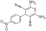 2,6-Diamino-4-(4-nitrophenyl)-4H-thiopyran-3,5-dicarbonitrile Structure,127118-57-4Structure