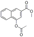 4-(Acetyloxy)-2-naphthalenecarboxylic acid methyl ester Structure,127265-98-9Structure