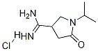 1-Isopropyl-2-oxopyrrolidine-4-carboxamidine hydrochloride Structure,1272756-01-0Structure