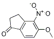 5-Methoxy-4-nitro-2,3-dihydro-1h-inden-1-one Structure,1273655-86-9Structure