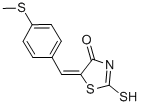 (5E)-2-Mercapto-5-[4-(methylthio)benzylidene]-1,3-thiazol-4(5H)-one Structure,127378-28-3Structure