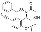 N-(benzyloxy)-n-((3s,4r)-6-cyano-3-hydroxy-2,2-dimethylchroman-4-yl)acetamide Structure,127408-30-4Structure