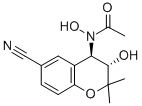 N-((3s,4r)-6-cyano-3-hydroxy-2,2-dimethylchroman-4-yl)-n-hydroxyacetamide Structure,127408-31-5Structure