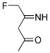 2-Pentanone, 5-fluoro-4-imino-(9ci) Structure,127487-10-9Structure