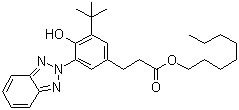 3-(2H-Benzotriazolyl)-5-(1,1-di-methylethyl)-4-hydroxy-benzenepropanoic acid octyl esters Structure,127519-17-9Structure