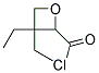 (9ci)-3,3-二乙基-2-氧雜環(huán)丁烷羰酰氯結(jié)構(gòu)式_127565-53-1結(jié)構(gòu)式