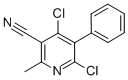 3-Cyano-4,6-dichloro-2-methyl-5-phenylpyridine Structure,127581-38-8Structure