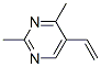 Pyrimidine, 5-ethenyl-2,4-dimethyl- (9ci) Structure,127588-31-2Structure