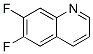 6,7-二氟喹啉結構式_127827-50-3結構式