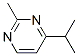 Pyrimidine, 2-methyl-4-(1-methylethyl)- (9ci) Structure,127958-18-3Structure