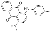 1-甲氨基-4-對甲苯氨基蒽醌結(jié)構(gòu)式_128-85-8結(jié)構(gòu)式