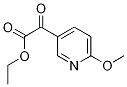 Ethyl 2-(6-methoxy-3-pyridyl)-2-oxoacetate Structure,1280197-11-6Structure