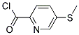 2-Pyridinecarbonyl chloride, 5-(methylthio)-(9ci) Structure,128073-12-1Structure