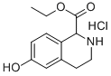 6-Hydroxy-1,2,3,4-tetrahydroisoquinoline-1-carboxylic acid ethyl ester hydrochloride Structure,128073-50-7Structure