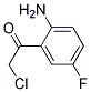 Ethanone, 1-(2-amino-5-fluorophenyl)-2-chloro-(9ci) Structure,128076-64-2Structure