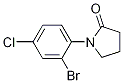 1-(2-Bromo-4-chlorophenyl)pyrrolidin-2-one Structure,1280786-79-9Structure