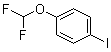 4-(Difluoromethoxy)iodobenzene Structure,128140-82-9Structure