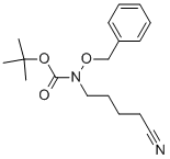 N-(4-cyanobutyl)-N-(phenylmethoxy)Carbamic acid 1,1-dimethylethyl ester Structure,128173-50-2Structure