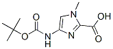 4-Tert-butoxycarbonylamino-1-methyl-1H-imidazole-2-carboxylic acid Structure,128293-64-1Structure