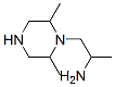 1-Piperazineethanamine,-alpha-,2,6-trimethyl-(9ci) Structure,128364-95-4Structure