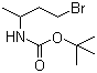 (3-Bromo-1-methylpropyl)carbamic acid tert-butyl ester Structure,128412-15-7Structure